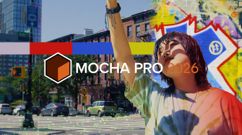 Mocha Pro 2026.0.0摄像机反求跟踪软件AE/PR/OFX/达芬奇/AVX插件