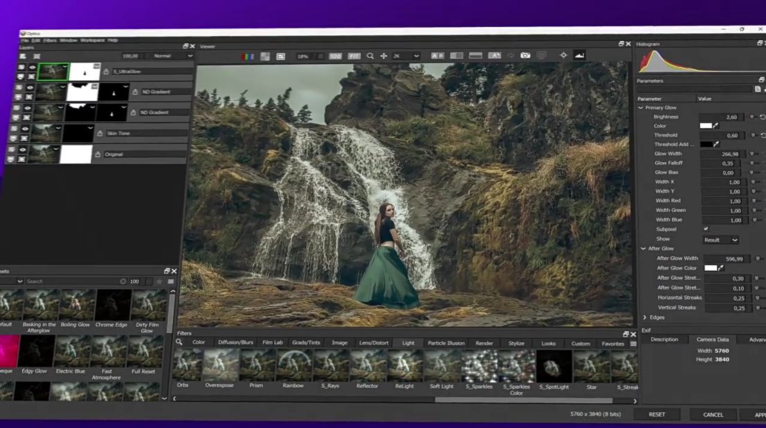 PS/LR视觉特效修图插件 Optics 2026.0.1 For Photoshop/Lightroom 专业电影级特效库 Win/Mac绿色版