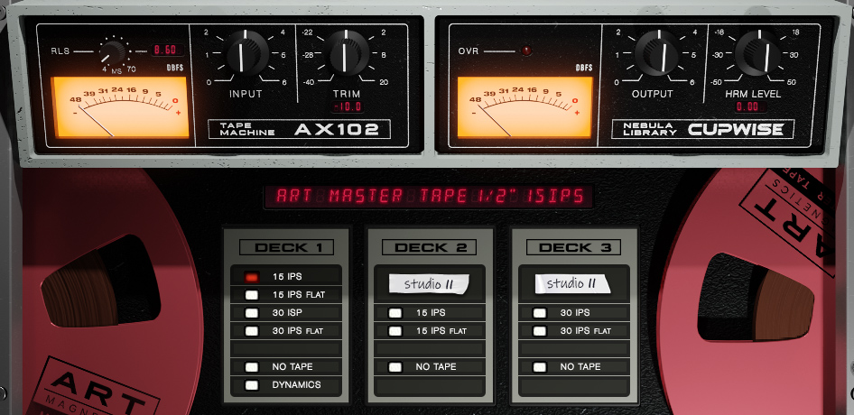 Nebula扩展卷盘式磁带录音机，Cupwise FX CupReels Ax102 Updated 支持Nebula