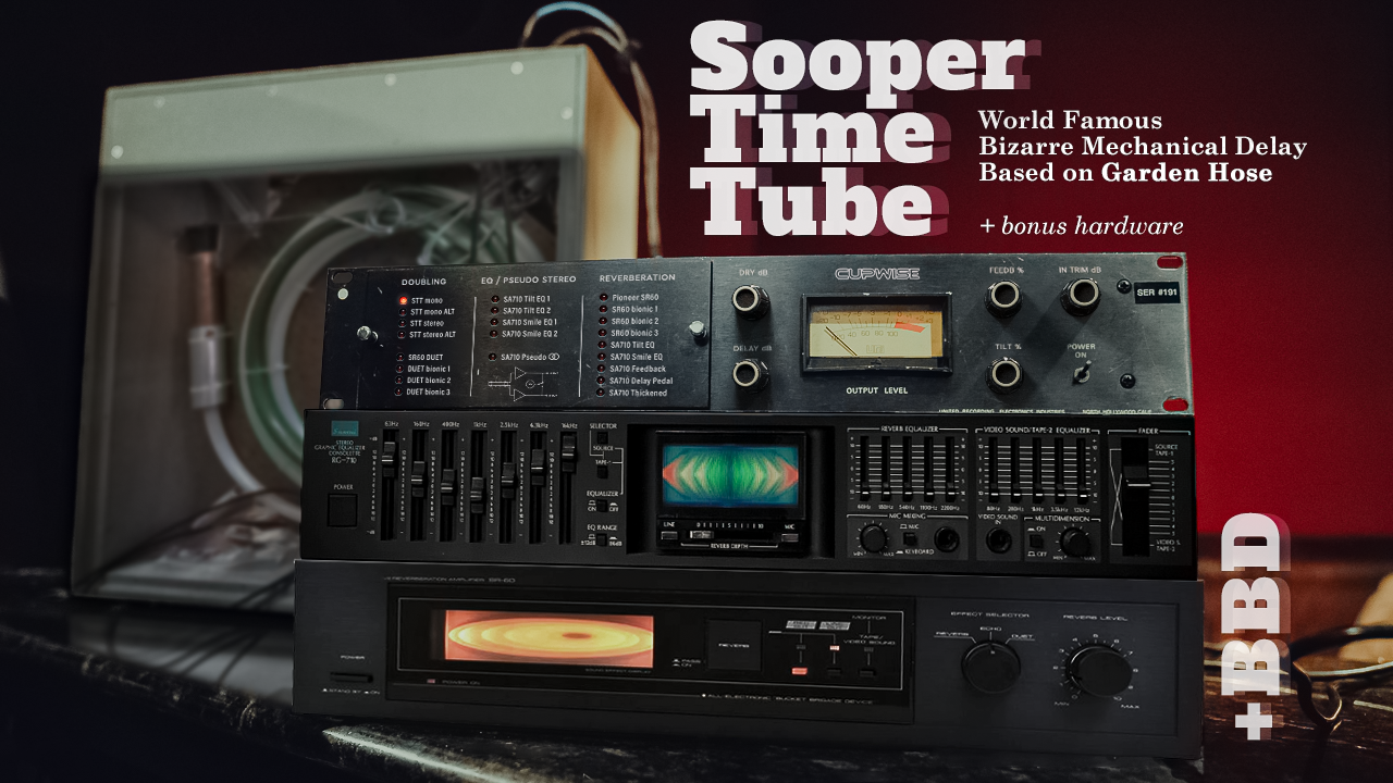 Nebula扩展效果器单元延迟混响，Cupwise FX Sooper Time Tube + BBD delay reverb Updated ，Nebula