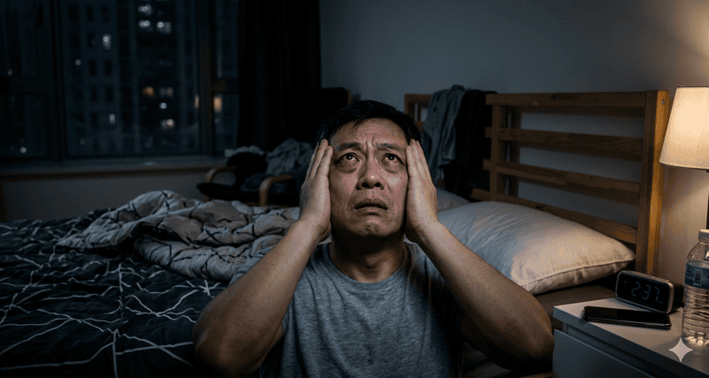 肝火上扰型不寐(失眠)