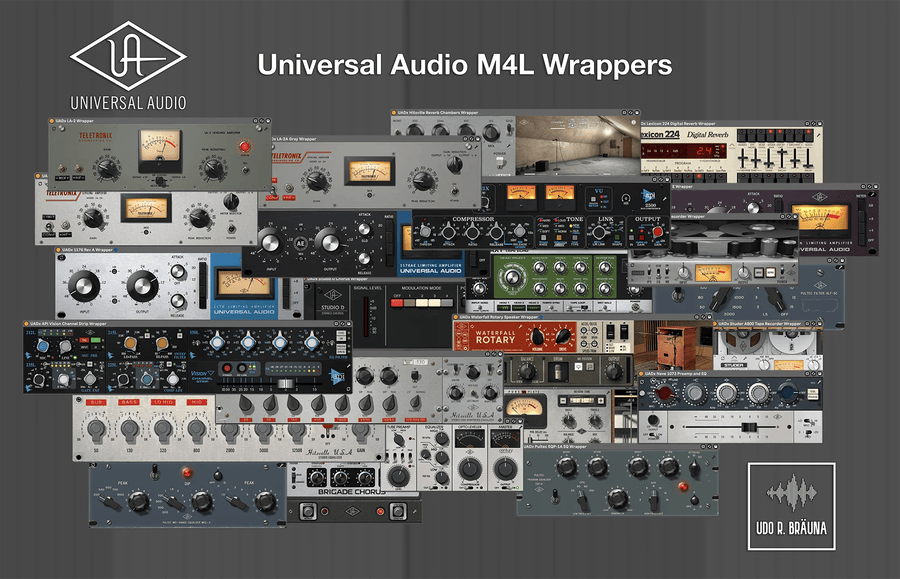 Udo.R.Brauna &ndash; UAD Wrappers M4L AMXD 音频设备插件桥接器