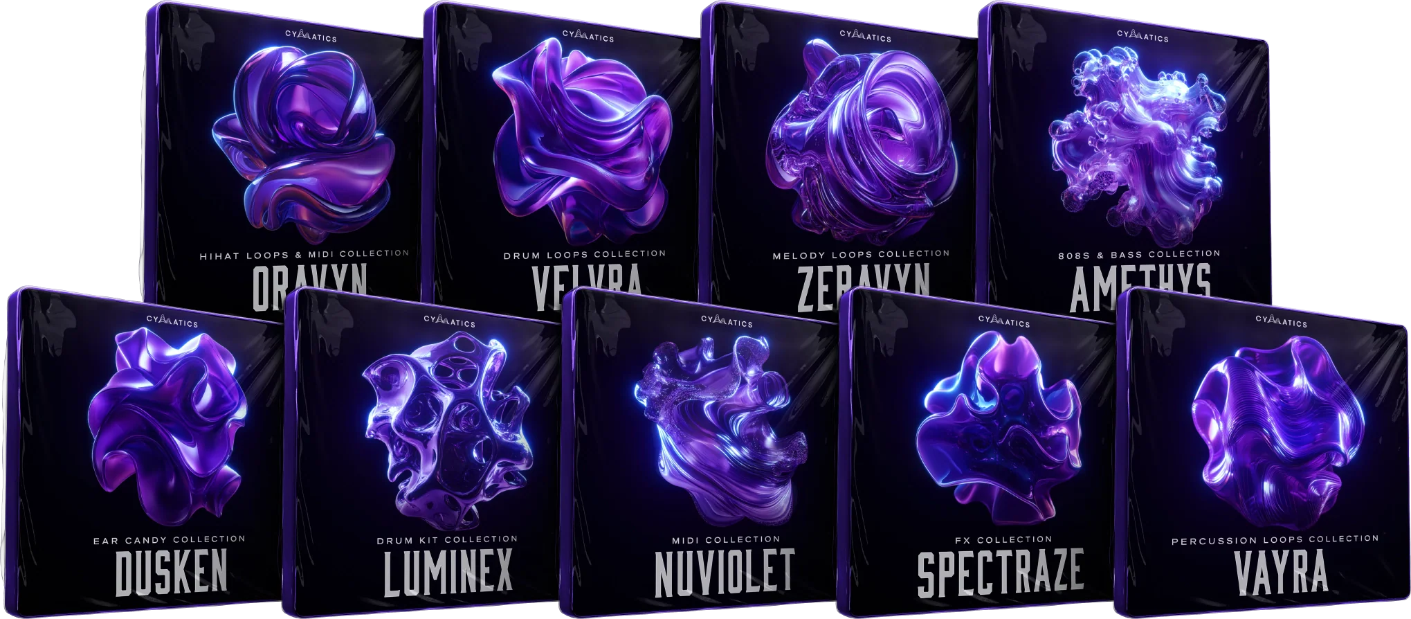 Cymatics &ndash; ULTRAVIOLET &ndash; Trap Coll Trap 制作终极灵感库